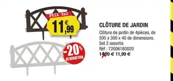 Outiror Clôture De Jardin offre