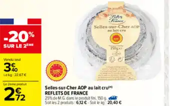 Carrefour Selles-sur-cher aop au lait cru offre