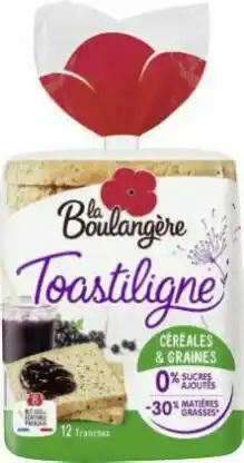 Géant Casino Pain de mie Toastiligne céréales offre