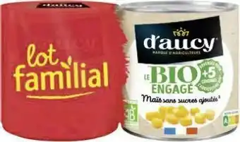 Maïs sans sucres ajoutés Le Bio Engagé