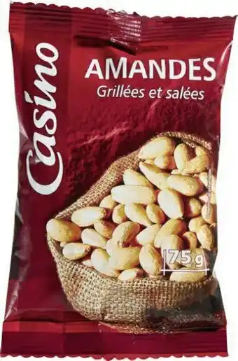 Géant Casino Amandes Grillées et salées offre