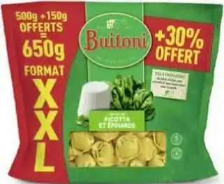 Géant Casino Tortellini Ricotta & épinards offre
