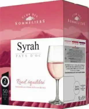 Géant Casino IGP Pays d’Oc Syrah Rosé offre