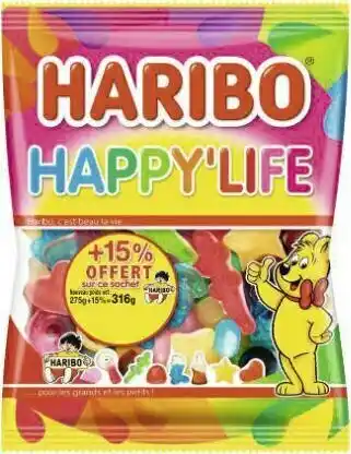 Géant Casino Bonbons Happy Life offre