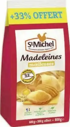 Géant Casino Madeleines moelleuses offre