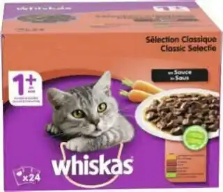 Géant Casino Sachets fraîcheur en sauce 4 variétés pour chat adulte stérilisé offre