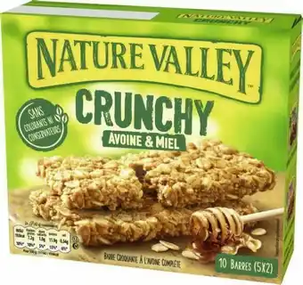 Géant Casino Barres Crunchy avoine miel offre