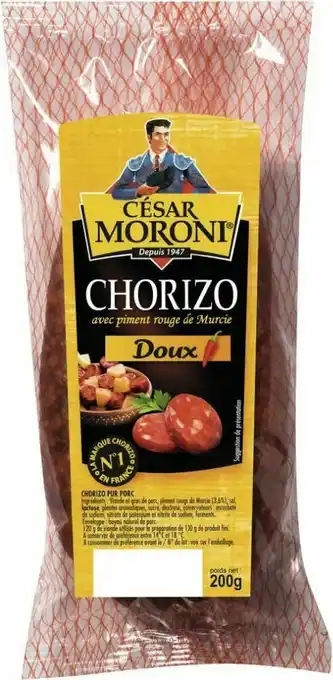 Géant Casino Chorizo doux offre