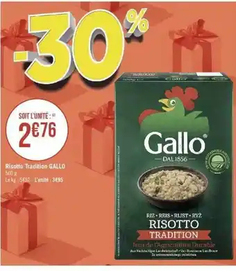 Géant Casino Risotto tradition gallo offre
