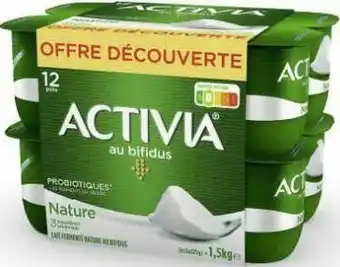 Géant Casino ACTIVIA au bifidus Nature offre