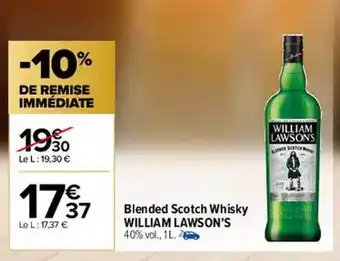 Carrefour Market Blended scotch whisky william lawson's offre