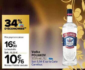 Carrefour Market Vodka poliakov offre