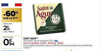 Carrefour Market Saint agur offre