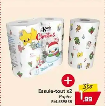 Gifi Essuie-tout x2 papier offre