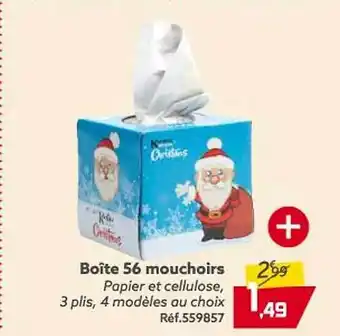 Gifi Boîte 56 mouchoirs offre