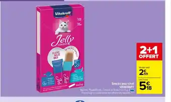 Carrefour Market Snacks pour chat vitakraft offre