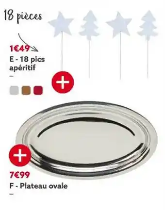 Gifi Plateau ovale offre