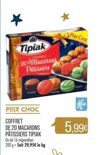 Match Coffret de 20 macarons pâtissiers tipiak offre