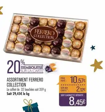 Match Assortiment ferrero collection offre