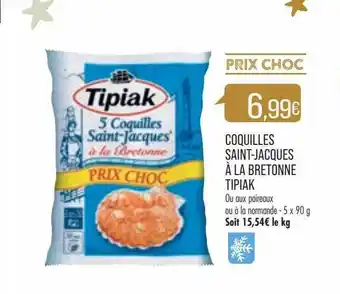 Match Coquilles saint-jacques à la bretonne tipiak offre