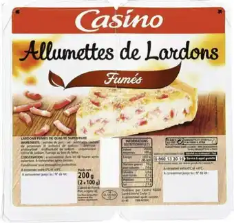 Géant Casino Allumettes de Lardons Fumés offre