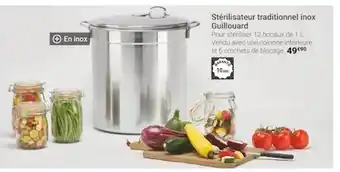 Stérilisateur traditionnel inox guillouard