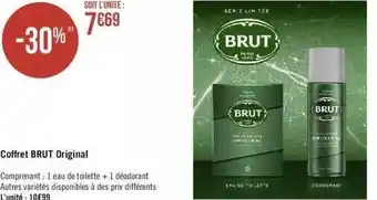 Géant Casino Coffret brut original offre