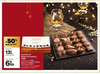 Carrefour Market Assortiment boite connaisseurs lindt offre