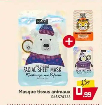 Masque tissus animaux