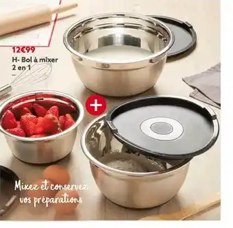 Gifi Bol à mixer 2en1 offre