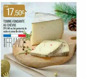 Match Tomme fondante au chèvre offre