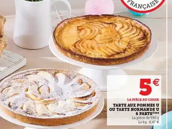 Super U Tarte aux Pommes U offre