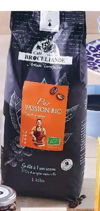 Super U Café grains pur passion Bio Cafe Brocéliande offre
