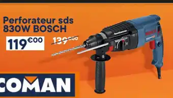 Perforateur sds 830W BOSCH