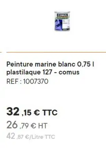 Peinture marine blanc
