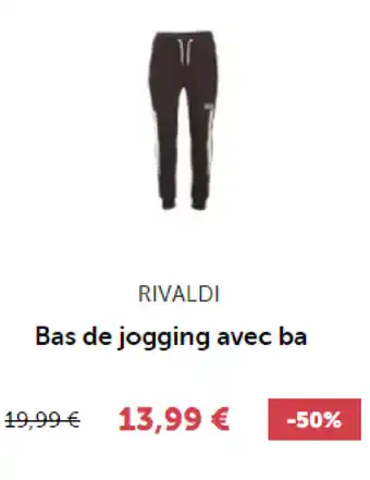 Stokomani Bas de jogging avec ba offre