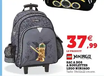 Super U Sac A Dos A Roullettes Lego Ninjago offre
