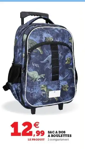 Super U Sac A Dos A Roullettes offre
