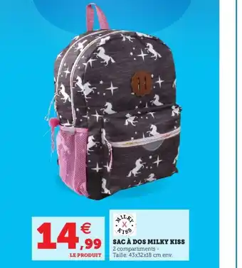 Super U Sac A Dos Milky Kiss offre