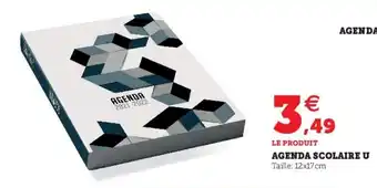Super U Agenda Scolaire U offre