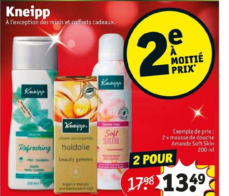 Promo Kneipp chez Kruidvat