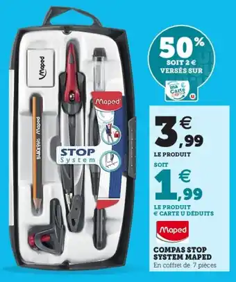 Super U Compas Stop System Maped offre