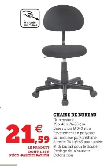 Super U Chaise De Bureau offre