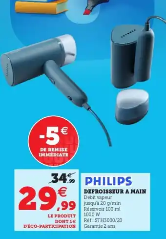 Super U Defroisseuer A Main offre