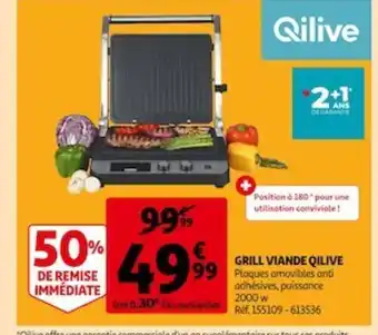 Auchan Grill Viande Qilive offre