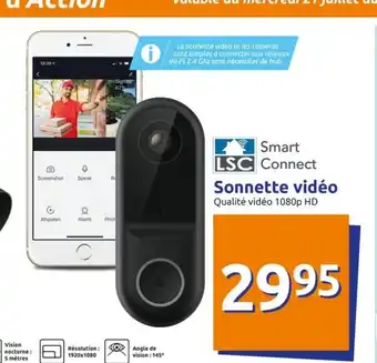 Action Sonnette Vidéo offre
