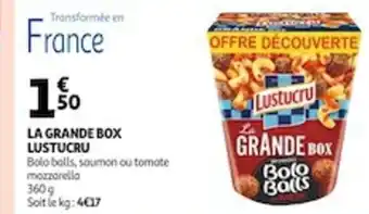 Auchan La Grande Box Lustucru offre