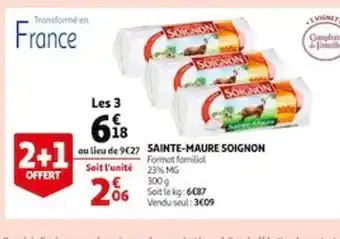 Auchan Sainte-Maure Soignon offre