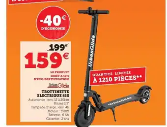 Super U Troittinette Electrique 855 offre