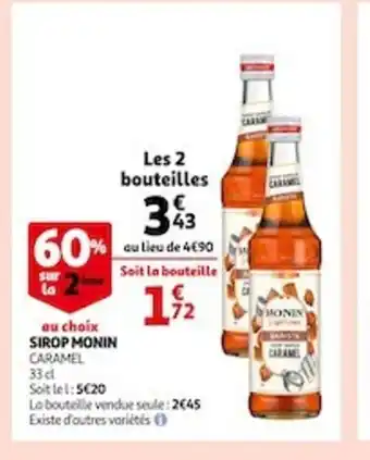 Auchan Sirop Monin offre